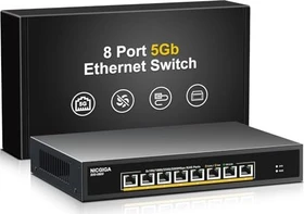 Nicgiga Desktop 5G Switch, 8x RJ-45 (S50-0800)
