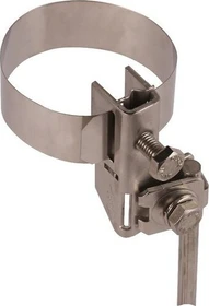Dehn Antennen-Bandrohrschellen komplett BRS 16.168 AK1X10 2X6.8 V2A