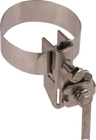 Dehn Antennen-Bandrohrschellen komplett BRS 16.168 AK1X10 2X6.8 V2A