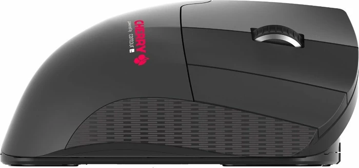 Cherry Unimouse ergonomische kabellose Maus dunkelgrau, USB