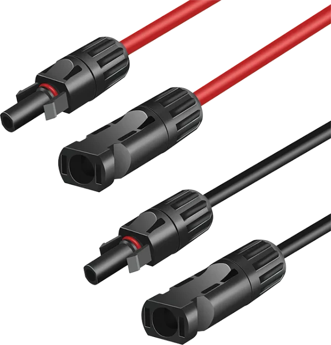 LogiLink Solar Verlängerungskabel-Set PVC/M zu PVC/F 6mm² CU 10m