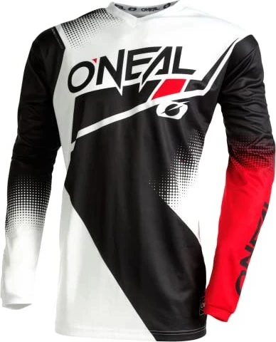 O'Neal Element Racewear V.22 Trikot langarm schwarz/weiß/rot (Herren)