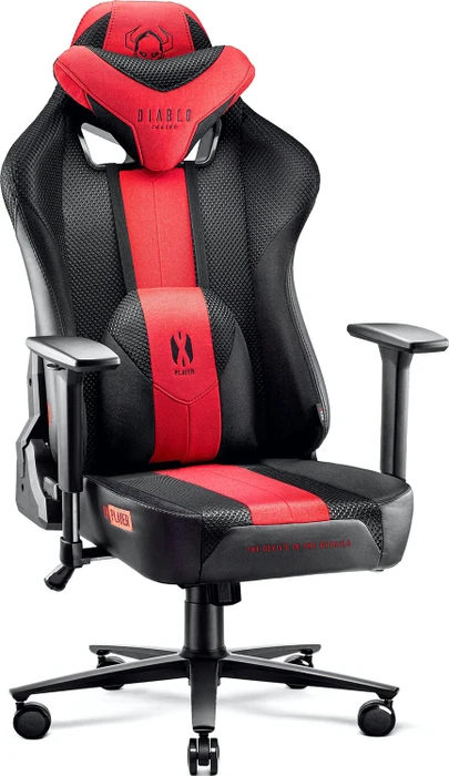 Diablo Chairs X-Player 2.0 King Gamingstuhl, schwarz/rot