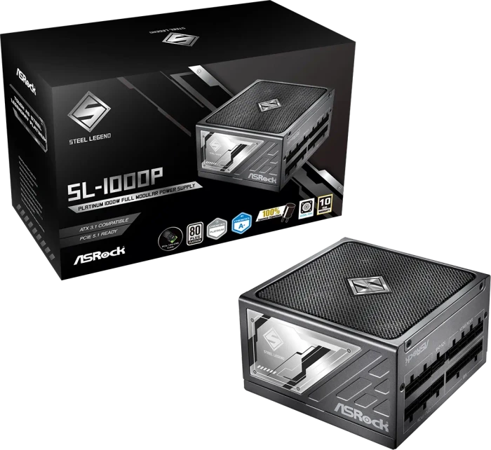 ASRock Steel Legend SL-1000P 1000W, ATX 3.1
