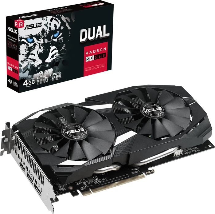 ASUS Dual Radeon RX 560, DUAL-RX560-4G, 4GB GDDR5, HDMI, 2x DP