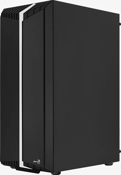 AeroCool Bionic V2, schwarz, Lüfter LED RGB, Glasfenster
