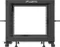 Lanberg Open Rack Series 19" Open Frame Rack 9HE, 4-Pfosten, mit Rollen, Flat Pack, tiefenverstellbar, 576-1033mm, RAL 9004, 657mm tief Vorschaubild