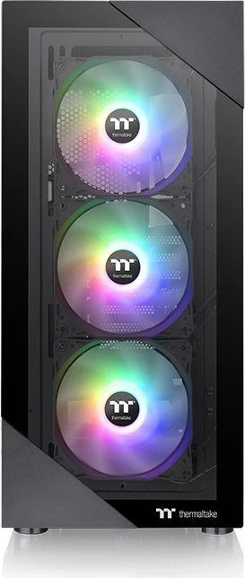 Thermaltake View 200 TG ARGB, schwarz, Glasfenster