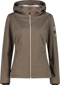 CMP Zip Hood Softshell Funktionsjacke toffee mel. (Damen)