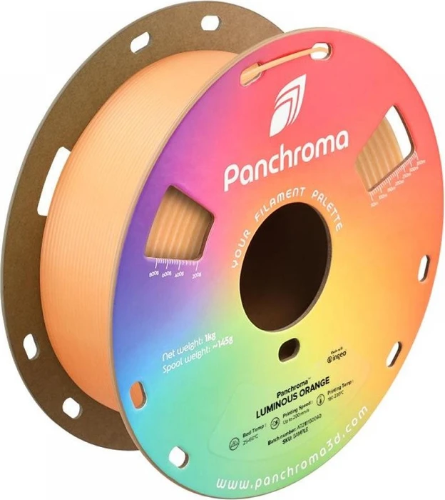 Polymaker Panchroma PLA Luminous, orange, Spule, 1.75mm, 1.00kg