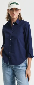 Gant Regular Fit Classic Popeline Hemd langarm classic blue (Damen)