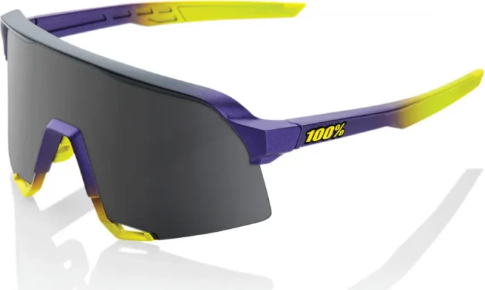 100% Speedcraft matte metallic digital brights/dark purple lens