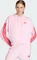 adidas Essentials 3-Streifen French Terry Hoodie clear pink/pure ruby (Damen) Vorschaubild