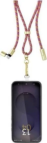 Intenso Cell Phone Charging Lanyard 1.65m neon mix