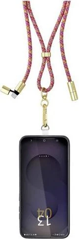 Intenso Cell Phone Charging Lanyard 1.65m neon mix