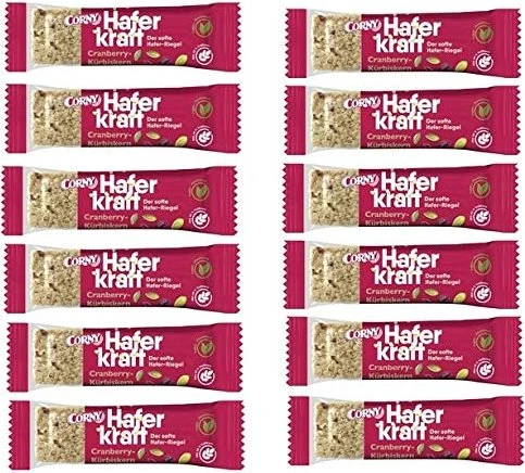 Corny Haferkraft Müsliriegel Cranberry Kürbiskern 65g