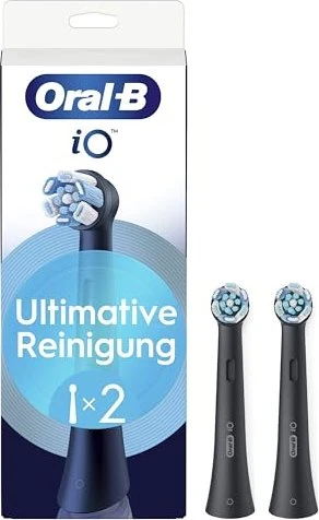 Oral-B iO Ultimative Reinigung Ersatzbürste schwarz, 2 Stück