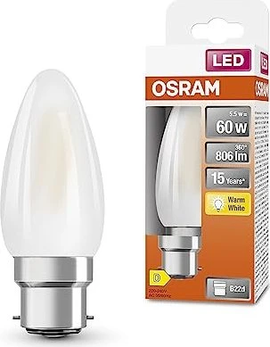 Osram Ledvance LED Retrofit Star Classic B 60 Filament 5.9W/827 B22d matt