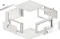 Lanberg WFFA Series 19" Rack Wandschrank 4HE, hängend, Flatpack, Glastür, IP20, RAL 7035, 600mm tief Vorschaubild