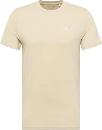 Mustang Austin mit Print T-Shirt kurzarm beige (Herren)
