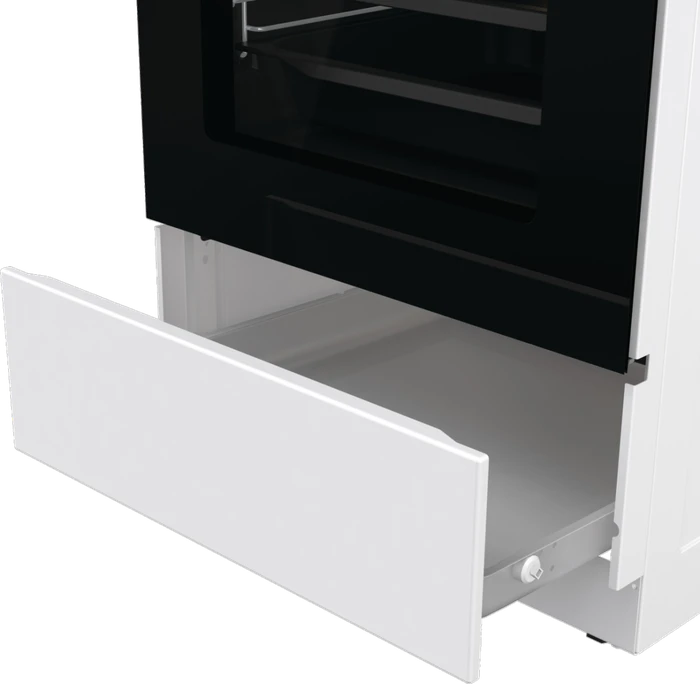 Gorenje GECS5C70WA Elektroherd mit Glaskeramik-Kochfeld