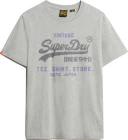 Superdry Vintage Logo Heritage Relaxed T-Shirt kurzarm college grey (Herren)