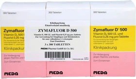 Zymafluor D 500 c.C. Tabletten, 900 Stück (3x 300 Stück)
