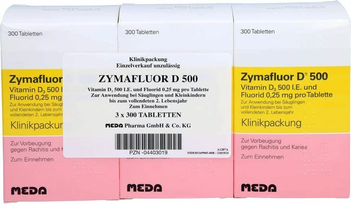 Zymafluor D 500 c.C. Tabletten, 900 Stück (3x 300 Stück)