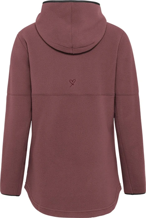 Vaude Neyland II Fleece Hooded Jacke ruby dusk (Damen)
