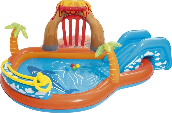 Bestway Lava Lagoon Planschbecken rechteckig 265x265x104cm