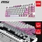 MSI FORGE GK600 TKL Wireless Violet, LEDs RGB, hot-swap, KKT Purple Star, USB/Bluetooth, ES Vorschaubild