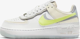 Nike Air Force 1 Shadow white/wolf grey/light orewood brown/light lemon twist (Damen)