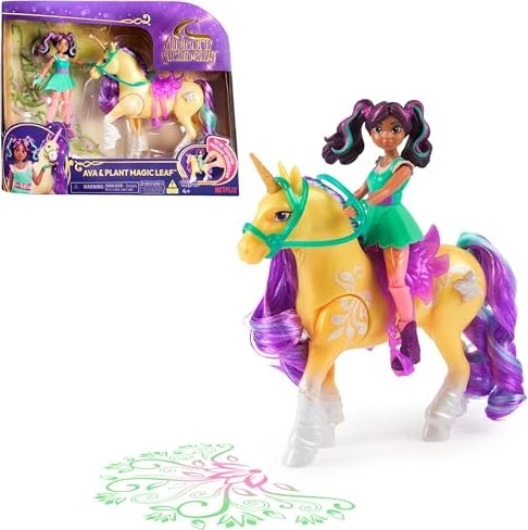 Spin Master Unicorn Academy - Ava und Pflanzen-Magie Leaf