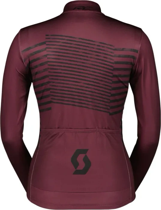 Scott RC Team Warm Graphics Trikot langarm wild red (Damen)