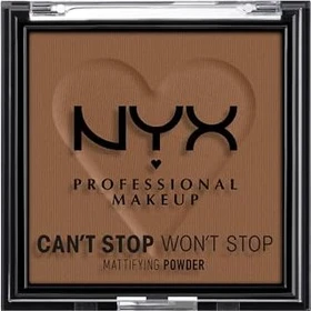 NYX Can't Stop Won't Stop Mattifying Powder Deep 09, 6g