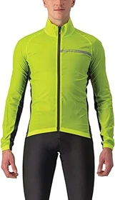 Castelli Squadra Stretch Fahrradjacke electric lime/dark grey (Herren)