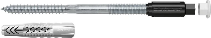 fischer TherMax 10/220 M6 (2) Abstandsmontagesystem Schrauben/Dübel-Sortiment, 2 Stück