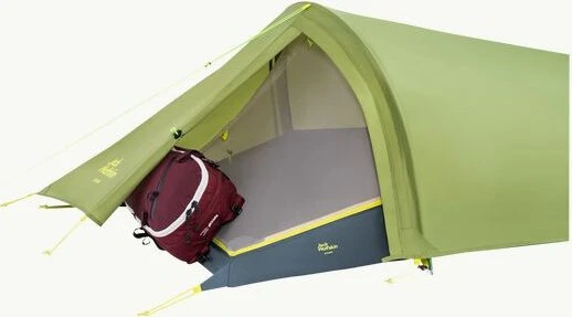 Jack Wolfskin Gossamer Tunnelzelt ginkgo green