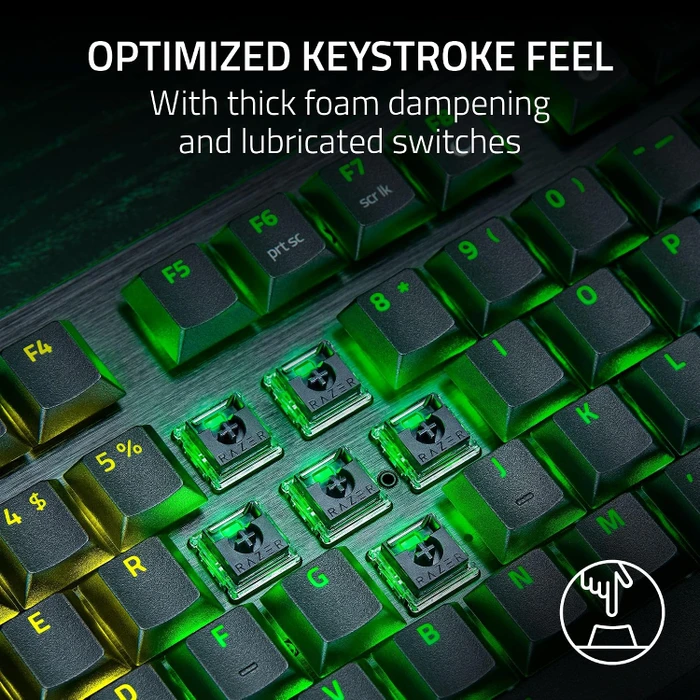 Razer Huntsman V3 Pro Low-profile Tenkeyless 8KHz, schwarz, LEDs RGB, Razer Low-Profile Analog Optical Switch, USB, US