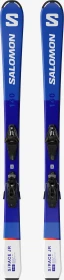 Salomon S/Race S + C5 race blue/white (inkl. Bindung) (Junior) (Modell 2025/2026)