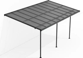 Juskys Borneo Terrassenüberdachung 5.5x3m anthrazit