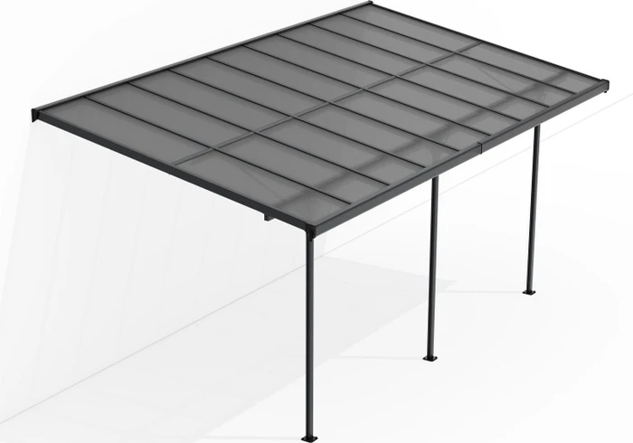 Juskys Borneo Terrassenüberdachung 5.5x3m anthrazit
