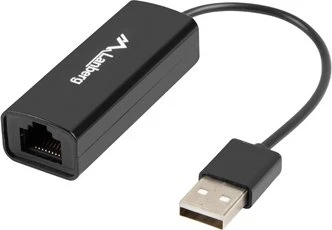 Lanberg NC-0100-01 LAN-Adapter, RJ-45, USB-A 2.0 [Stecker]