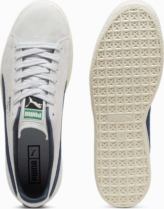 Puma Clyde OG silver mist/frosted ivory/club navy