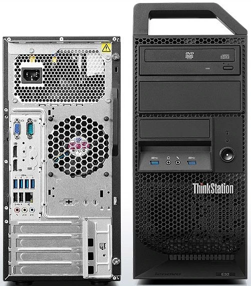 Lenovo ThinkStation E32 Tower, Core i7-4770, 4GB RAM, 2TB HDD, Quadro K2000