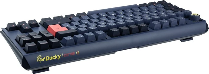 Ducky One 3, Cosmic Blue, TKL, PBT, LEDs RGB, MX RGB ERGO CLEAR, USB, DE