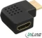 InLine HDMI Adapter, Stecker auf Buchse, links gewinkelt Vorschaubild