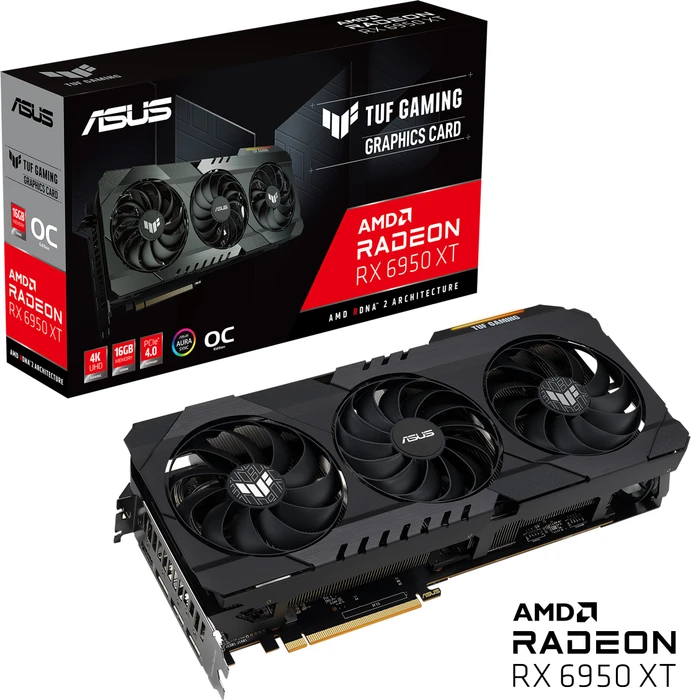 ASUS TUF Gaming Radeon RX 6950 XT OC, TUF-RX6950XT-O16G-GAMING, 16GB GDDR6, HDMI, 3x DP