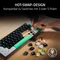 Razer Reclusa X Mini 65%, schwarz/weiß/grün, LEDs RGB, Razer ORANGE Tactile Gen-3, USB, DE Vorschaubild