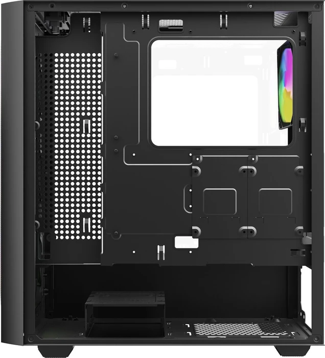 Savio Noctis Flow RGB X1, Glasfenster